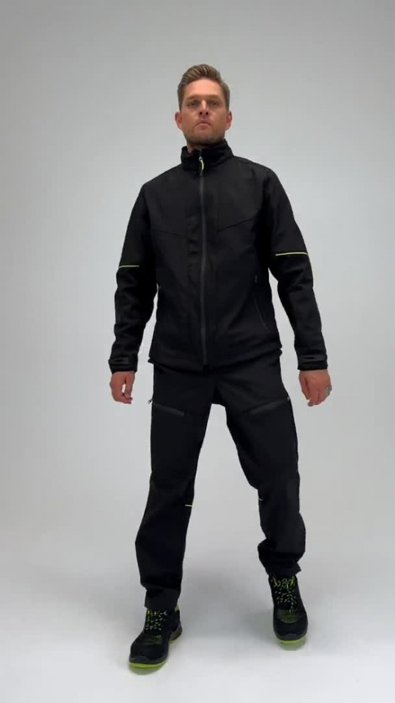 Куртка КОТКРУТ (KOTKRUT) черная, софтшелл